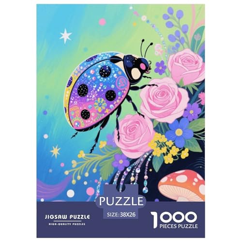 1000 Teile Marienkäfer Puzzle Für Erwachsene Und Kinder Geschicklichkeitsspiel Marienkäfer Blumen Puzzles Aus Karton Wohndekoration Geschenk Für Kinder 38x26cm/1000pcs 1000 Teile Marienkäfer Puzzle Für Erwachsene Und Kinder Geschicklichkeitsspiel Marienkäfer Blumen Puzzles Aus Karton Wohndekoration Geschenk Für Kinder 38x26cm/1000pcs von EMYXPAQM