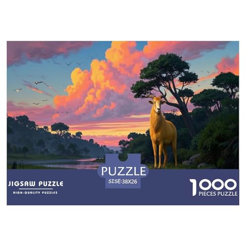 1000 Teile Mongolische Gazelle Puzzle Für Erwachsene Und Kinder Familien Spiel Puzzles Aus Karton Wohndekoration Geschenk Für Kinder 38x26cm/1000pcs 1000 Teile Mongolische Gazelle Puzzle Für Erwachsene Und Kinder Familien Spiel Puzzles Aus Karton Wohndekoration Geschenk Für Kinder 38x26cm/1000pcs von EMYXPAQM