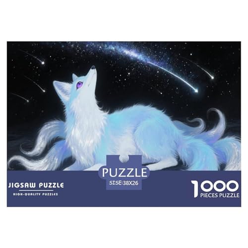 1000 Teile Neunschwänziger Fuchs Puzzle Für Erwachsene Und Kinder Familien Spiel Puzzles Aus Karton Wohndekoration Einzigartiges Geschenk 38x26cm/1000pcs 1000 Teile Neunschwänziger Fuchs Puzzle Für Erwachsene Und Kinder Familien Spiel Puzzles Aus Karton Wohndekoration Einzigartiges Geschenk 38x26cm/1000pcs von EMYXPAQM