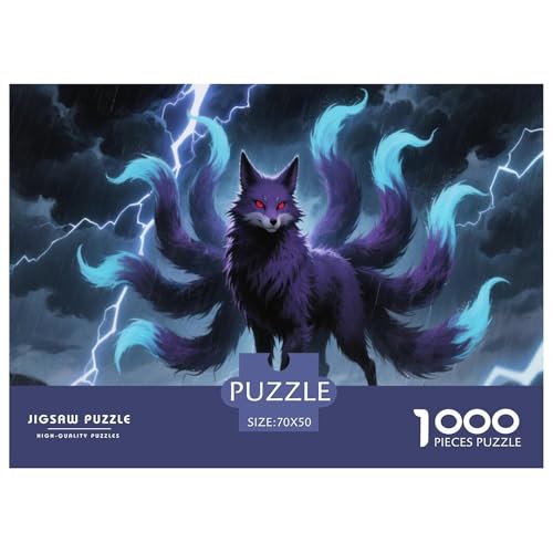 1000 Teile Neunschwänziger Fuchs Puzzle Für Erwachsene Und Kinder Geduldspiel Puzzles Aus Karton Wohndekoration Geschenk Für Erwachsene 70x50cm/1000pcs 1000 Teile Neunschwänziger Fuchs Puzzle Für Erwachsene Und Kinder Geduldspiel Puzzles Aus Karton Wohndekoration Geschenk Für Erwachsene 70x50cm/1000pcs von EMYXPAQM
