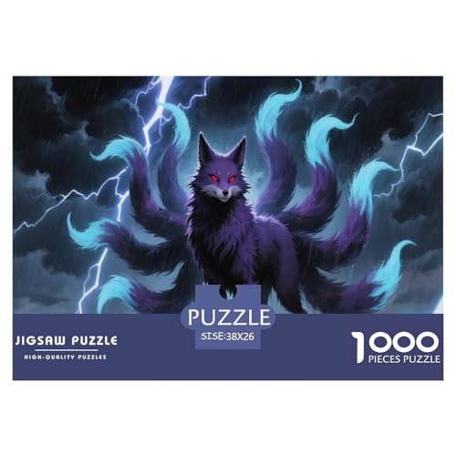 1000 Teile Neunschwänziger Fuchs Puzzle Für Erwachsene Und Kinder Geduldspiel Puzzles Aus Karton Wohndekoration Unique Gift 38x26cm/1000pcs 1000 Teile Neunschwänziger Fuchs Puzzle Für Erwachsene Und Kinder Geduldspiel Puzzles Aus Karton Wohndekoration Unique Gift 38x26cm/1000pcs von EMYXPAQM