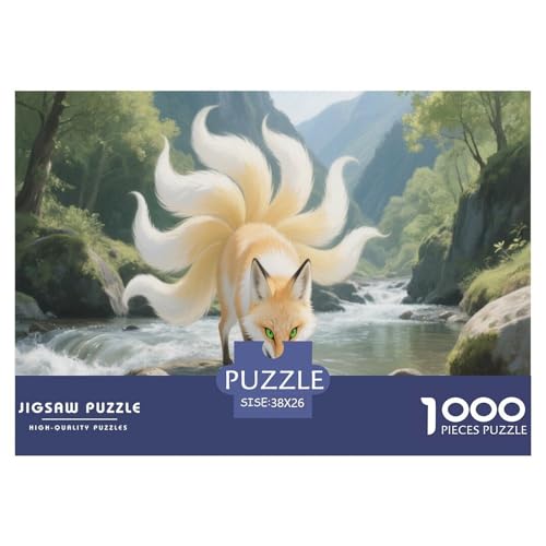 1000 Teile Neunschwänziger Fuchs Puzzle Für Erwachsene Und Kinder Pädagogisches Spiel Puzzles Aus Karton Wohndekoration Geschenkideen 38x26cm/1000pcs 1000 Teile Neunschwänziger Fuchs Puzzle Für Erwachsene Und Kinder Pädagogisches Spiel Puzzles Aus Karton Wohndekoration Geschenkideen 38x26cm/1000pcs von EMYXPAQM