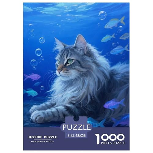 1000 Teile Norwegian Forest Katze Puzzle Für Jugendliche Und Erwachsene Schwieriges Spiel Katzenfisch Puzzles Aus Karton Wohndekoration Geschenk Zum Geburtstag 38x26cm/1000pcs 1000 Teile Norwegian Forest Katze Puzzle Für Jugendliche Und Erwachsene Schwieriges Spiel Katzenfisch Puzzles Aus Karton Wohndekoration Geschenk Zum Geburtstag 38x26cm/1000pcs von EMYXPAQM