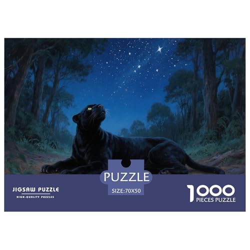 1000 Teile Panther Puzzle Für Erwachsene Und Kinder Geduldspiel Puzzle Aus Karton Wohndekoration Geschenk Zum Geburtstag 70x50cm/1000pcs 1000 Teile Panther Puzzle Für Erwachsene Und Kinder Geduldspiel Puzzle Aus Karton Wohndekoration Geschenk Zum Geburtstag 70x50cm/1000pcs von EMYXPAQM