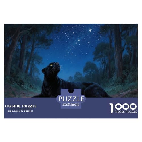 1000 Teile Panther Puzzle Für Erwachsene Und Kinder Pädagogisches Spiel Puzzles Aus Karton Wohndekoration Geschenkideen 38x26cm/1000pcs 1000 Teile Panther Puzzle Für Erwachsene Und Kinder Pädagogisches Spiel Puzzles Aus Karton Wohndekoration Geschenkideen 38x26cm/1000pcs von EMYXPAQM
