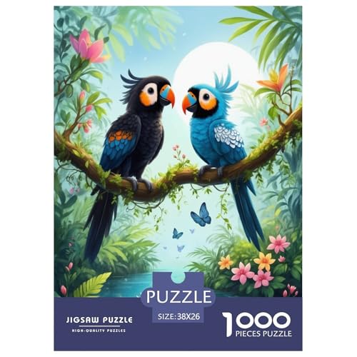 1000 Teile Papageis Puzzle Für Erwachsene Und Kinder Entspannung Spiel Zwei Papageien Puzzles Aus Karton Wohndekoration Geschenk Für Erwachsene 38x26cm/1000pcs 1000 Teile Papageis Puzzle Für Erwachsene Und Kinder Entspannung Spiel Zwei Papageien Puzzles Aus Karton Wohndekoration Geschenk Für Erwachsene 38x26cm/1000pcs von EMYXPAQM