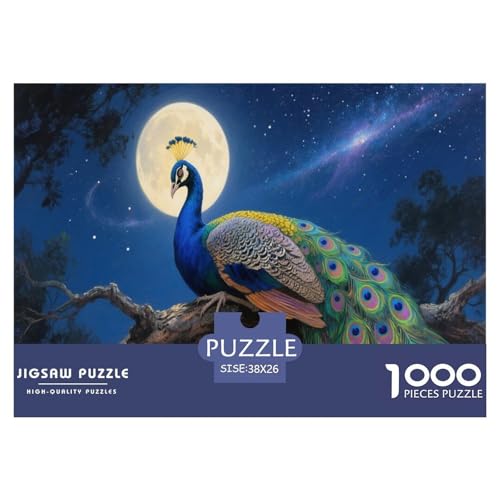 1000 Teile Pfau Puzzle Für Erwachsene Und Kinder Pädagogisches Spiel Puzzle Aus Karton Wohndekoration Geschenk Für Kinder 38x26cm/1000pcs 1000 Teile Pfau Puzzle Für Erwachsene Und Kinder Pädagogisches Spiel Puzzle Aus Karton Wohndekoration Geschenk Für Kinder 38x26cm/1000pcs von EMYXPAQM