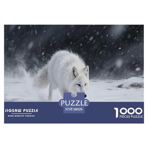 1000 Teile Polarfuchs Puzzle Für Erwachsene Und Kinder Pädagogisches Spiel Puzzle Aus Karton Wohndekoration Geschenk Für Kinder 38x26cm/1000pcs 1000 Teile Polarfuchs Puzzle Für Erwachsene Und Kinder Pädagogisches Spiel Puzzle Aus Karton Wohndekoration Geschenk Für Kinder 38x26cm/1000pcs von EMYXPAQM