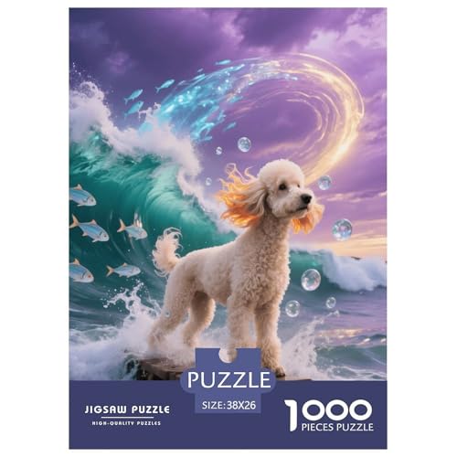 1000 Teile Pudel Puzzle – Für Erwachsene, Familienfreundlicher Denkspaß, Fischschwarm Wellen Puzzle, Wohnkultur, Geschenk Zum Geburtstag 38x26cm/1000pcs 1000 Teile Pudel Puzzle – Für Erwachsene, Familienfreundlicher Denkspaß, Fischschwarm Wellen Puzzle, Wohnkultur, Geschenk Zum Geburtstag 38x26cm/1000pcs von EMYXPAQM