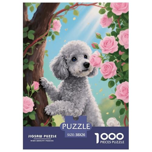 1000 Teile Pudel Puzzle – Für Erwachsene, Herausforderndes Knobelspiel, Rosenbogen Puzzles, Dekoration, Geschenk Für Kinder 38x26cm/1000pcs 1000 Teile Pudel Puzzle – Für Erwachsene, Herausforderndes Knobelspiel, Rosenbogen Puzzles, Dekoration, Geschenk Für Kinder 38x26cm/1000pcs von EMYXPAQM