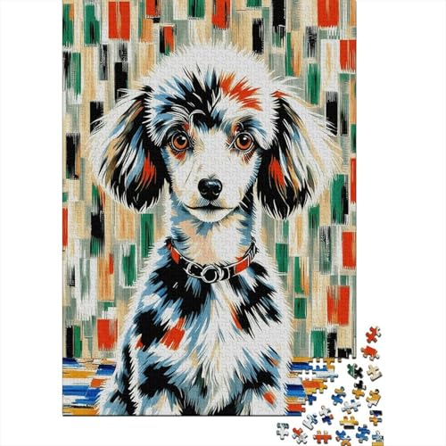 1000 Teile Pudel Puzzle Für Erwachsene Und Kinder Holzpuzzle Familien Spiel Farbblock Pudel Puzzle Wohndekoration Geschenkideen 1000pcs (75x50cm) von EMYXPAQM