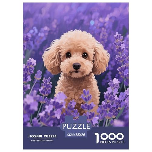 1000 Teile Pudel Puzzle Für Jugendliche Und Erwachsene Entspannung Spiel Pudel Lavendel Puzzle Aus Karton Wohndekoration Einzigartiges Geschenk 38x26cm/1000pcs 1000 Teile Pudel Puzzle Für Jugendliche Und Erwachsene Entspannung Spiel Pudel Lavendel Puzzle Aus Karton Wohndekoration Einzigartiges Geschenk 38x26cm/1000pcs von EMYXPAQM