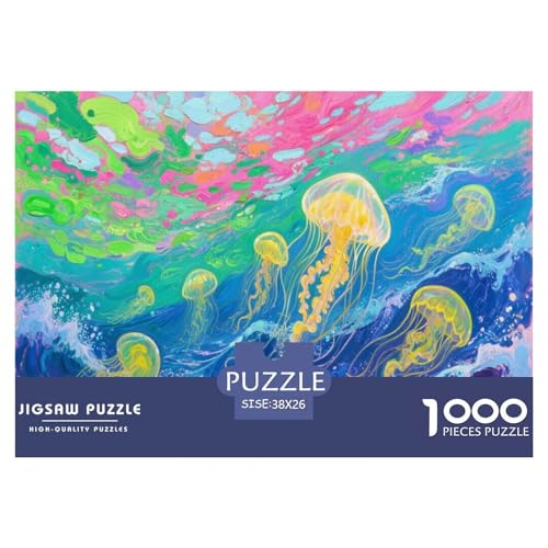 1000 Teile Qualle Puzzle Für Erwachsene Und Kinder Familien Spiel Puzzles Aus Karton Wohndekoration Geschenk Zum Geburtstag 38x26cm/1000pcs 1000 Teile Qualle Puzzle Für Erwachsene Und Kinder Familien Spiel Puzzles Aus Karton Wohndekoration Geschenk Zum Geburtstag 38x26cm/1000pcs von EMYXPAQM