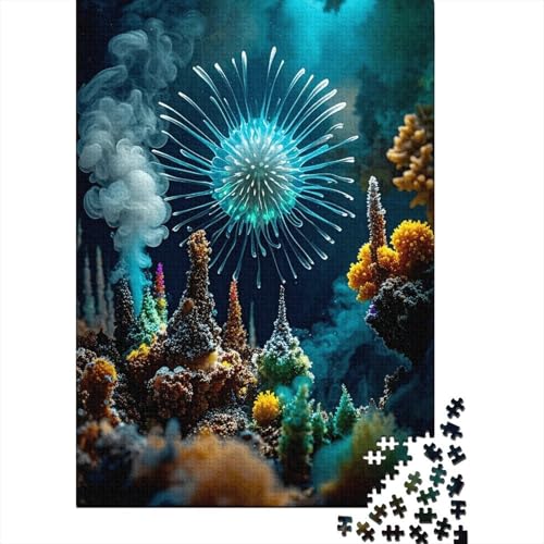 1000 Teile Radiolar Puzzle Für Erwachsene Und Kinder Holzpuzzle Familien Spiel Tiefsee Radiolar Puzzles Wohndekoration Einzigartiges Geschenk 1000pcs (75x50cm) von EMYXPAQM