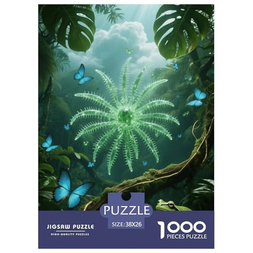 1000 Teile Radiolarie Puzzle – Für Erwachsene, Anspruchsvolles Spiel, RainWald Puzzles, Wohnkultur, Geschenkideen 38x26cm/1000pcs von EMYXPAQM