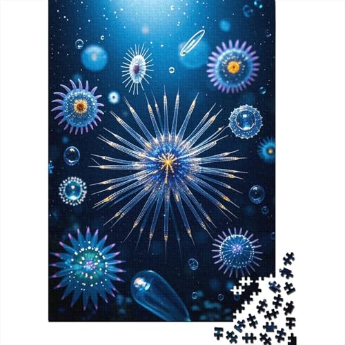 1000 Teile Radiolars Puzzle Für Erwachsene Und Kinder Holzpuzzle Familien Spiel Verschiedene Radiolarien Puzzle Wohndekoration Geschenk Für Erwachsene 1000pcs (75x50cm) von EMYXPAQM