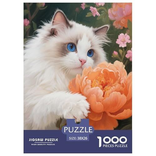 1000 Teile Ragdoll Puzzle Für Jugendliche Und Erwachsene Schwieriges Spiel Ragdoll Pfingstrose Puzzle Aus Karton Wohndekoration Geschenk Für Erwachsene 38x26cm/1000pcs 1000 Teile Ragdoll Puzzle Für Jugendliche Und Erwachsene Schwieriges Spiel Ragdoll Pfingstrose Puzzle Aus Karton Wohndekoration Geschenk Für Erwachsene 38x26cm/1000pcs von EMYXPAQM