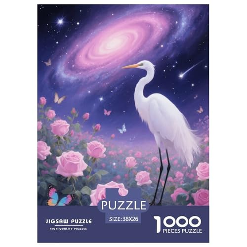1000 Teile Reiher Puzzle – Für Erwachsene, Familienspaß & Gemeinsames Spiel, SternenRose Puzzle, Dekoration, Geschenkideen 38x26cm/1000pcs 1000 Teile Reiher Puzzle – Für Erwachsene, Familienspaß & Gemeinsames Spiel, SternenRose Puzzle, Dekoration, Geschenkideen 38x26cm/1000pcs von EMYXPAQM
