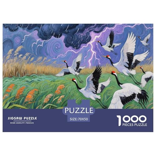 1000 Teile Reiher Puzzle Für Erwachsene Und Kinder Geduldspiel Puzzle Aus Karton Wohndekoration Geschenkideen 70x50cm/1000pcs 1000 Teile Reiher Puzzle Für Erwachsene Und Kinder Geduldspiel Puzzle Aus Karton Wohndekoration Geschenkideen 70x50cm/1000pcs von EMYXPAQM