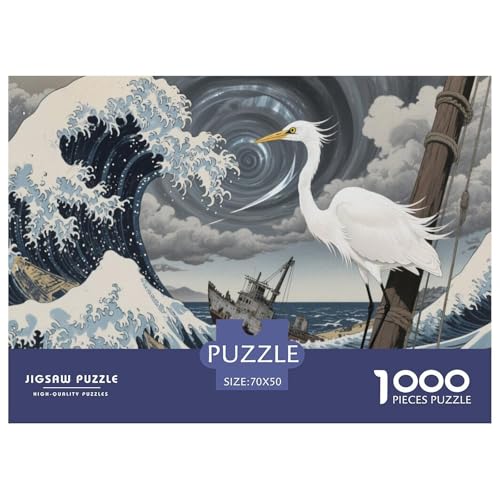 1000 Teile Reiher Puzzle Für Erwachsene Und Kinder Geduldspiel Puzzle Aus Karton Wohndekoration Unique Gift 70x50cm/1000pcs 1000 Teile Reiher Puzzle Für Erwachsene Und Kinder Geduldspiel Puzzle Aus Karton Wohndekoration Unique Gift 70x50cm/1000pcs von EMYXPAQM