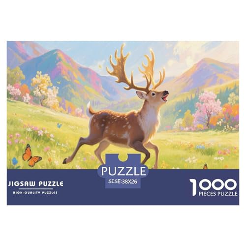 1000 Teile Rentier Puzzle Für Erwachsene Und Kinder Pädagogisches Spiel Puzzle Aus Karton Wohndekoration Geschenk Zu Weihnachten 38x26cm/1000pcs 1000 Teile Rentier Puzzle Für Erwachsene Und Kinder Pädagogisches Spiel Puzzle Aus Karton Wohndekoration Geschenk Zu Weihnachten 38x26cm/1000pcs von EMYXPAQM
