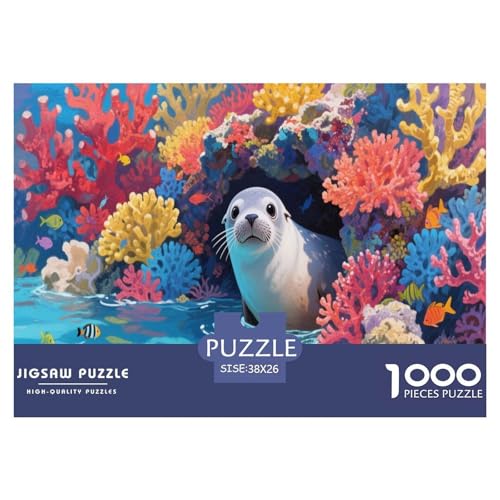1000 Teile Robbe Puzzle Für Erwachsene Und Kinder Geduldspiel Puzzles Aus Karton Wohndekoration Geschenk Zu Weihnachten 38x26cm/1000pcs 1000 Teile Robbe Puzzle Für Erwachsene Und Kinder Geduldspiel Puzzles Aus Karton Wohndekoration Geschenk Zu Weihnachten 38x26cm/1000pcs von EMYXPAQM