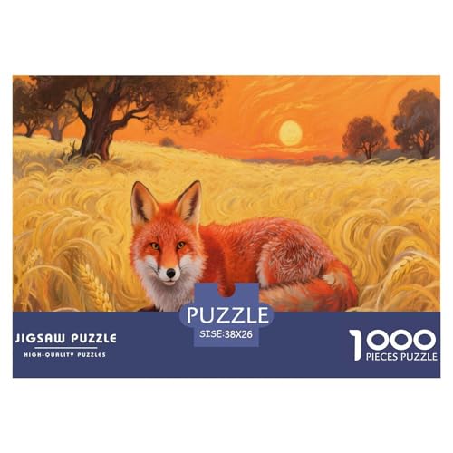 1000 Teile Rotfuchs Puzzle Für Erwachsene Und Kinder Pädagogisches Spiel Puzzle Aus Karton Wohndekoration Geschenk Für Erwachsene 38x26cm/1000pcs 1000 Teile Rotfuchs Puzzle Für Erwachsene Und Kinder Pädagogisches Spiel Puzzle Aus Karton Wohndekoration Geschenk Für Erwachsene 38x26cm/1000pcs von EMYXPAQM