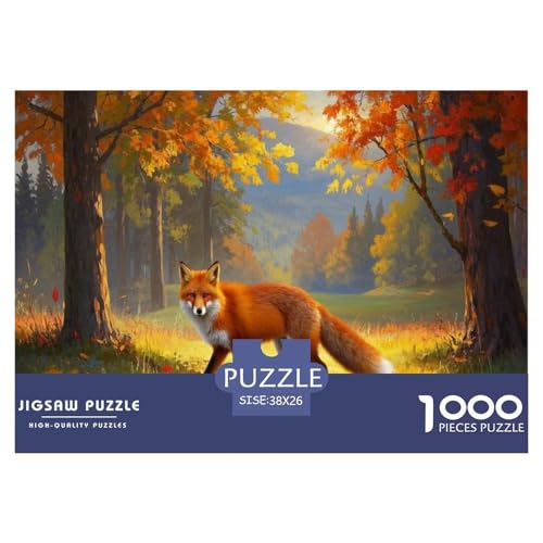 1000 Teile Rotfuchs Puzzle Für Erwachsene Und Kinder Pädagogisches Spiel Puzzle Aus Karton Wohndekoration Geschenk Zum Geburtstag 38x26cm/1000pcs 1000 Teile Rotfuchs Puzzle Für Erwachsene Und Kinder Pädagogisches Spiel Puzzle Aus Karton Wohndekoration Geschenk Zum Geburtstag 38x26cm/1000pcs von EMYXPAQM