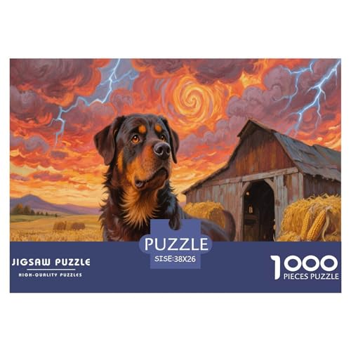 1000 Teile Rottweiler Puzzle Für Erwachsene Und Kinder Pädagogisches Spiel Puzzles Aus Karton Wohndekoration Geschenk Zu Weihnachten 38x26cm/1000pcs 1000 Teile Rottweiler Puzzle Für Erwachsene Und Kinder Pädagogisches Spiel Puzzles Aus Karton Wohndekoration Geschenk Zu Weihnachten 38x26cm/1000pcs von EMYXPAQM