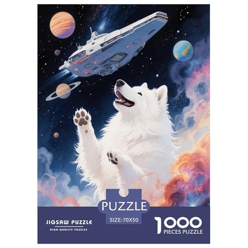1000 Teile Samojede Puzzle Für Erwachsene Und Kinder Entspannung Spiel Samojede Raumschiff Puzzle Aus Karton Wohndekoration Geschenkideen 70x50cm/1000pcs 1000 Teile Samojede Puzzle Für Erwachsene Und Kinder Entspannung Spiel Samojede Raumschiff Puzzle Aus Karton Wohndekoration Geschenkideen 70x50cm/1000pcs von EMYXPAQM