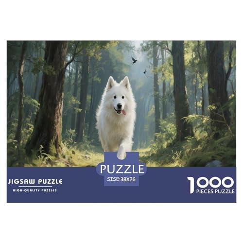 1000 Teile Samojede Puzzle Für Erwachsene Und Kinder Familien Spiel Puzzles Aus Karton Wohndekoration Einzigartiges Geschenk 38x26cm/1000pcs 1000 Teile Samojede Puzzle Für Erwachsene Und Kinder Familien Spiel Puzzles Aus Karton Wohndekoration Einzigartiges Geschenk 38x26cm/1000pcs von EMYXPAQM