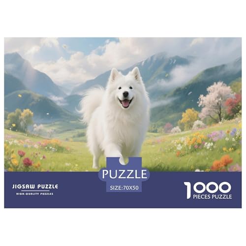 1000 Teile Samojede Puzzle Für Erwachsene Und Kinder Pädagogisches Spiel Puzzles Aus Karton Wohndekoration Geschenk Für Erwachsene 70x50cm/1000pcs 1000 Teile Samojede Puzzle Für Erwachsene Und Kinder Pädagogisches Spiel Puzzles Aus Karton Wohndekoration Geschenk Für Erwachsene 70x50cm/1000pcs von EMYXPAQM