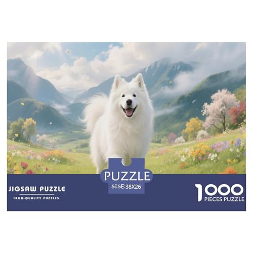1000 Teile Samojede Puzzle Für Erwachsene Und Kinder Pädagogisches Spiel Puzzles Aus Karton Wohndekoration Geschenkideen 38x26cm/1000pcs 1000 Teile Samojede Puzzle Für Erwachsene Und Kinder Pädagogisches Spiel Puzzles Aus Karton Wohndekoration Geschenkideen 38x26cm/1000pcs von EMYXPAQM