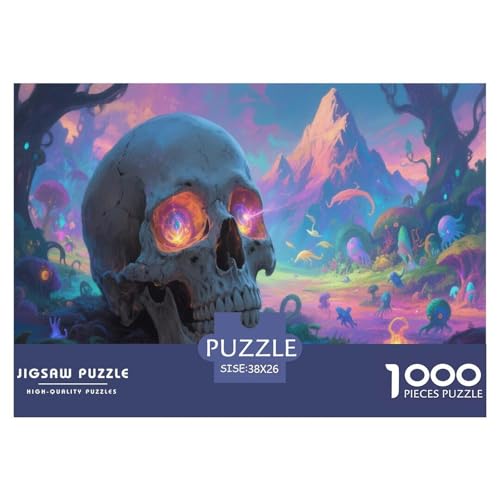 1000 Teile Schädel Puzzle Für Erwachsene Und Kinder Geduldspiel Puzzle Aus Karton Wohndekoration Geschenk Zum Geburtstag 38x26cm/1000pcs 1000 Teile Schädel Puzzle Für Erwachsene Und Kinder Geduldspiel Puzzle Aus Karton Wohndekoration Geschenk Zum Geburtstag 38x26cm/1000pcs von EMYXPAQM