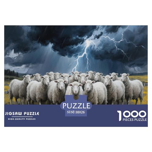 1000 Teile Schaf Puzzle Für Erwachsene Und Kinder Geduldspiel Puzzles Aus Karton Wohndekoration Geschenk Zum Geburtstag 38x26cm/1000pcs 1000 Teile Schaf Puzzle Für Erwachsene Und Kinder Geduldspiel Puzzles Aus Karton Wohndekoration Geschenk Zum Geburtstag 38x26cm/1000pcs von EMYXPAQM