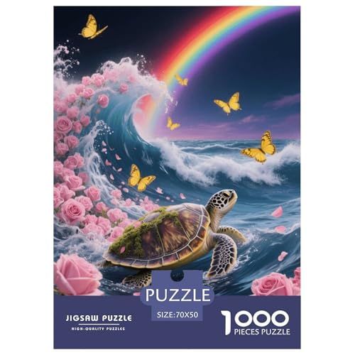 1000 Teile Schildkröte Puzzle Für Erwachsene Und Kinder Geschicklichkeitsspiel Schildkröte Rose Puzzles Aus Karton Wohndekoration Geschenk Für Kinder 70x50cm/1000pcs 1000 Teile Schildkröte Puzzle Für Erwachsene Und Kinder Geschicklichkeitsspiel Schildkröte Rose Puzzles Aus Karton Wohndekoration Geschenk Für Kinder 70x50cm/1000pcs von EMYXPAQM