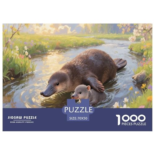 1000 Teile Schnabeltier Puzzle Für Erwachsene Und Kinder Familien Spiel Puzzles Aus Karton Wohndekoration Unique Gift 70x50cm/1000pcs 1000 Teile Schnabeltier Puzzle Für Erwachsene Und Kinder Familien Spiel Puzzles Aus Karton Wohndekoration Unique Gift 70x50cm/1000pcs von EMYXPAQM