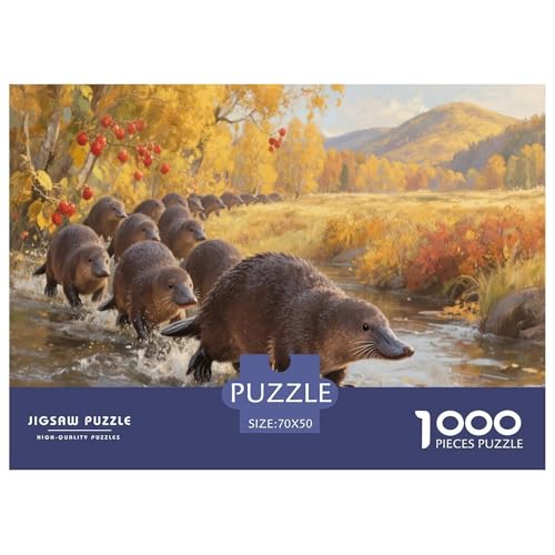 1000 Teile Schnabeltier Puzzle Für Erwachsene Und Kinder Geduldspiel Puzzle Aus Karton Wohndekoration Einzigartiges Geschenk 70x50cm/1000pcs 1000 Teile Schnabeltier Puzzle Für Erwachsene Und Kinder Geduldspiel Puzzle Aus Karton Wohndekoration Einzigartiges Geschenk 70x50cm/1000pcs von EMYXPAQM