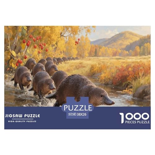 1000 Teile Schnabeltier Puzzle Für Erwachsene Und Kinder Pädagogisches Spiel Puzzle Aus Karton Wohndekoration Unique Gift 38x26cm/1000pcs 1000 Teile Schnabeltier Puzzle Für Erwachsene Und Kinder Pädagogisches Spiel Puzzle Aus Karton Wohndekoration Unique Gift 38x26cm/1000pcs von EMYXPAQM