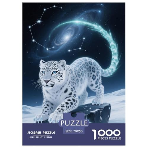 1000 Teile SchneeLeopard Puzzle Für Erwachsene Und Kinder Geschicklichkeitsspiel SchneeLeopard Tiefes Universum Puzzle Aus Karton Wohndekoration Unique Gift 70x50cm/1000pcs 1000 Teile SchneeLeopard Puzzle Für Erwachsene Und Kinder Geschicklichkeitsspiel SchneeLeopard Tiefes Universum Puzzle Aus Karton Wohndekoration Unique Gift 70x50cm/1000pcs von EMYXPAQM
