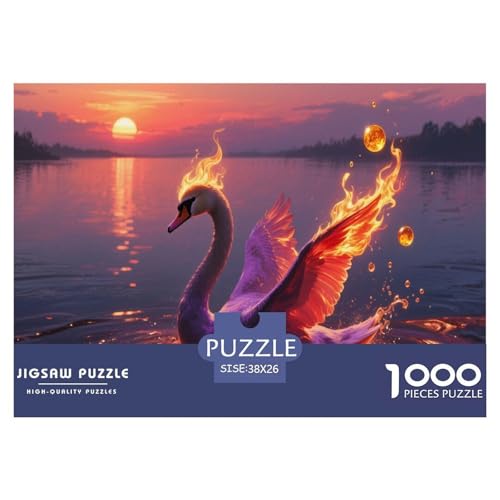 1000 Teile Schwan Puzzle Für Erwachsene Und Kinder Familien Spiel Puzzles Aus Karton Wohndekoration Geschenk Zu Weihnachten 38x26cm/1000pcs 1000 Teile Schwan Puzzle Für Erwachsene Und Kinder Familien Spiel Puzzles Aus Karton Wohndekoration Geschenk Zu Weihnachten 38x26cm/1000pcs von EMYXPAQM
