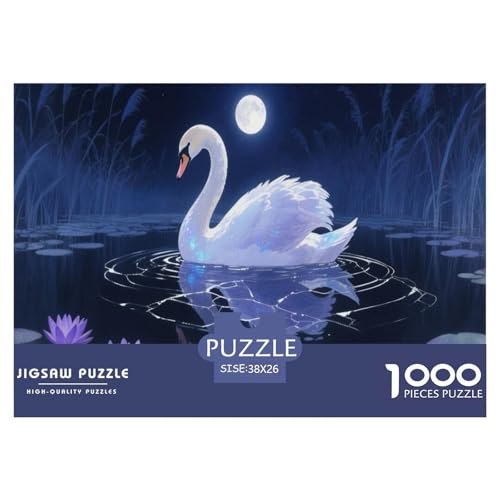 1000 Teile Schwan Puzzle Für Erwachsene Und Kinder Geduldspiel Puzzle Aus Karton Wohndekoration Geschenk Für Kinder 38x26cm/1000pcs 1000 Teile Schwan Puzzle Für Erwachsene Und Kinder Geduldspiel Puzzle Aus Karton Wohndekoration Geschenk Für Kinder 38x26cm/1000pcs von EMYXPAQM