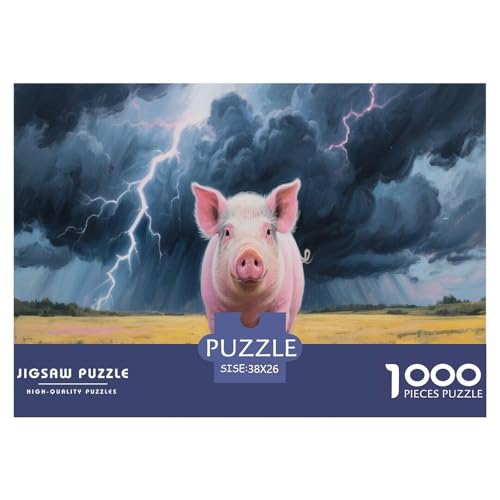 1000 Teile Schwein Puzzle Für Erwachsene Und Kinder Familien Spiel Puzzles Aus Karton Wohndekoration Unique Gift 38x26cm/1000pcs 1000 Teile Schwein Puzzle Für Erwachsene Und Kinder Familien Spiel Puzzles Aus Karton Wohndekoration Unique Gift 38x26cm/1000pcs von EMYXPAQM
