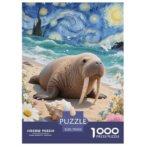 1000 Teile Sea Löwe Puzzle Für Erwachsene Und Kinder Geschicklichkeitsspiel Seelöwe Nebelblumen Puzzles Aus Karton Wohndekoration Unique Gift 70x50cm/1000pcs 1000 Teile Sea Löwe Puzzle Für Erwachsene Und Kinder Geschicklichkeitsspiel Seelöwe Nebelblumen Puzzles Aus Karton Wohndekoration Unique Gift 70x50cm/1000pcs von EMYXPAQM