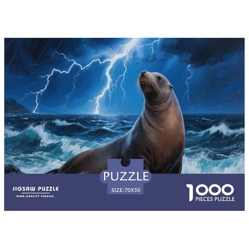 1000 Teile Seelöwe Puzzle Für Erwachsene Und Kinder Pädagogisches Spiel Puzzle Aus Karton Wohndekoration Einzigartiges Geschenk 70x50cm/1000pcs 1000 Teile Seelöwe Puzzle Für Erwachsene Und Kinder Pädagogisches Spiel Puzzle Aus Karton Wohndekoration Einzigartiges Geschenk 70x50cm/1000pcs von EMYXPAQM