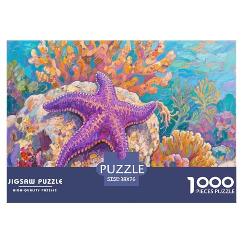 1000 Teile Seestern Puzzle Für Erwachsene Und Kinder Familien Spiel Puzzles Aus Karton Wohndekoration Geschenkideen 38x26cm/1000pcs 1000 Teile Seestern Puzzle Für Erwachsene Und Kinder Familien Spiel Puzzles Aus Karton Wohndekoration Geschenkideen 38x26cm/1000pcs von EMYXPAQM