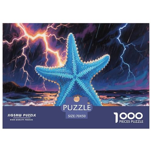 1000 Teile Seestern Puzzle Für Erwachsene Und Kinder Pädagogisches Spiel Puzzle Aus Karton Wohndekoration Unique Gift 70x50cm/1000pcs 1000 Teile Seestern Puzzle Für Erwachsene Und Kinder Pädagogisches Spiel Puzzle Aus Karton Wohndekoration Unique Gift 70x50cm/1000pcs von EMYXPAQM