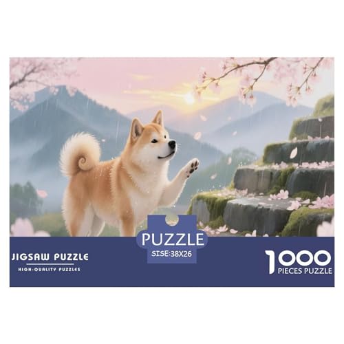 1000 Teile Shiba Inu Puzzle Für Erwachsene Und Kinder Geduldspiel Puzzles Aus Karton Wohndekoration Geschenkideen 38x26cm/1000pcs 1000 Teile Shiba Inu Puzzle Für Erwachsene Und Kinder Geduldspiel Puzzles Aus Karton Wohndekoration Geschenkideen 38x26cm/1000pcs von EMYXPAQM