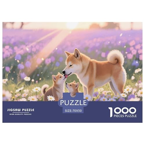 1000 Teile Shiba Inu Puzzle Für Erwachsene Und Kinder Geduldspiel Puzzles Aus Karton Wohndekoration Unique Gift 70x50cm/1000pcs 1000 Teile Shiba Inu Puzzle Für Erwachsene Und Kinder Geduldspiel Puzzles Aus Karton Wohndekoration Unique Gift 70x50cm/1000pcs von EMYXPAQM