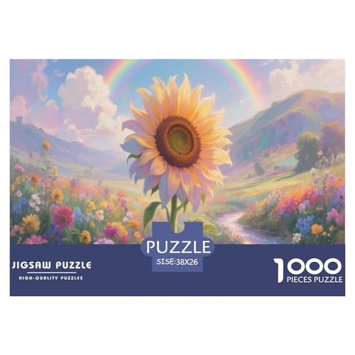 1000 Teile Sonnenblume Puzzle Für Erwachsene Und Kinder Familien Spiel Puzzles Aus Karton Wohndekoration Geschenkideen 38x26cm/1000pcs 1000 Teile Sonnenblume Puzzle Für Erwachsene Und Kinder Familien Spiel Puzzles Aus Karton Wohndekoration Geschenkideen 38x26cm/1000pcs von EMYXPAQM